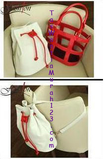 Toko Tas Online Menjual Tas 3 Style Hobo Stripe Box Red