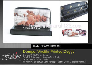 Dompet Wanita Murah Printed Doggy  CK