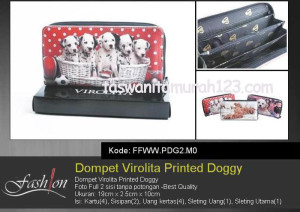 Dompet Wanita Murah Printed Doggy MO